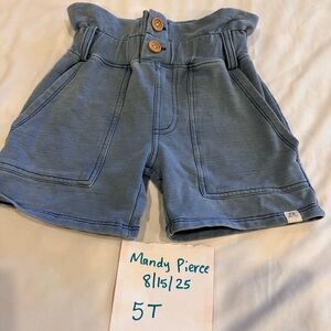 Little Road Co. 5T Stylish paperbag shorts